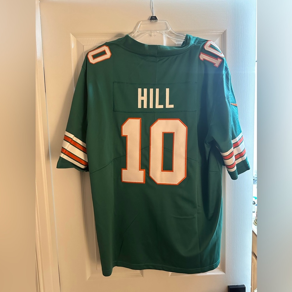Tyreek Hill Throwback Miami Dolphins Jersey Size L